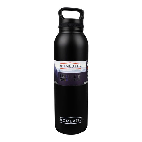 Homeatic Steel Water Bottle 730ml Black HKA-034 Zubaidas Homestore