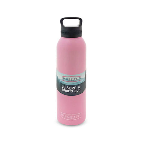 Homeatic Steel Water Bottle 730ml Pink HKA-034 Zubaidas Homestore
