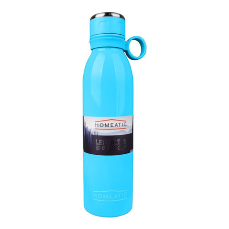 Homeatic Steel Water Bottle 750ml Blue HKA-030 Zubaidas Homestore