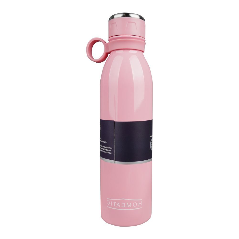 Homeatic Steel Water Bottle 750ml Pink HKA-030 Zubaidas Homestore Pakistan