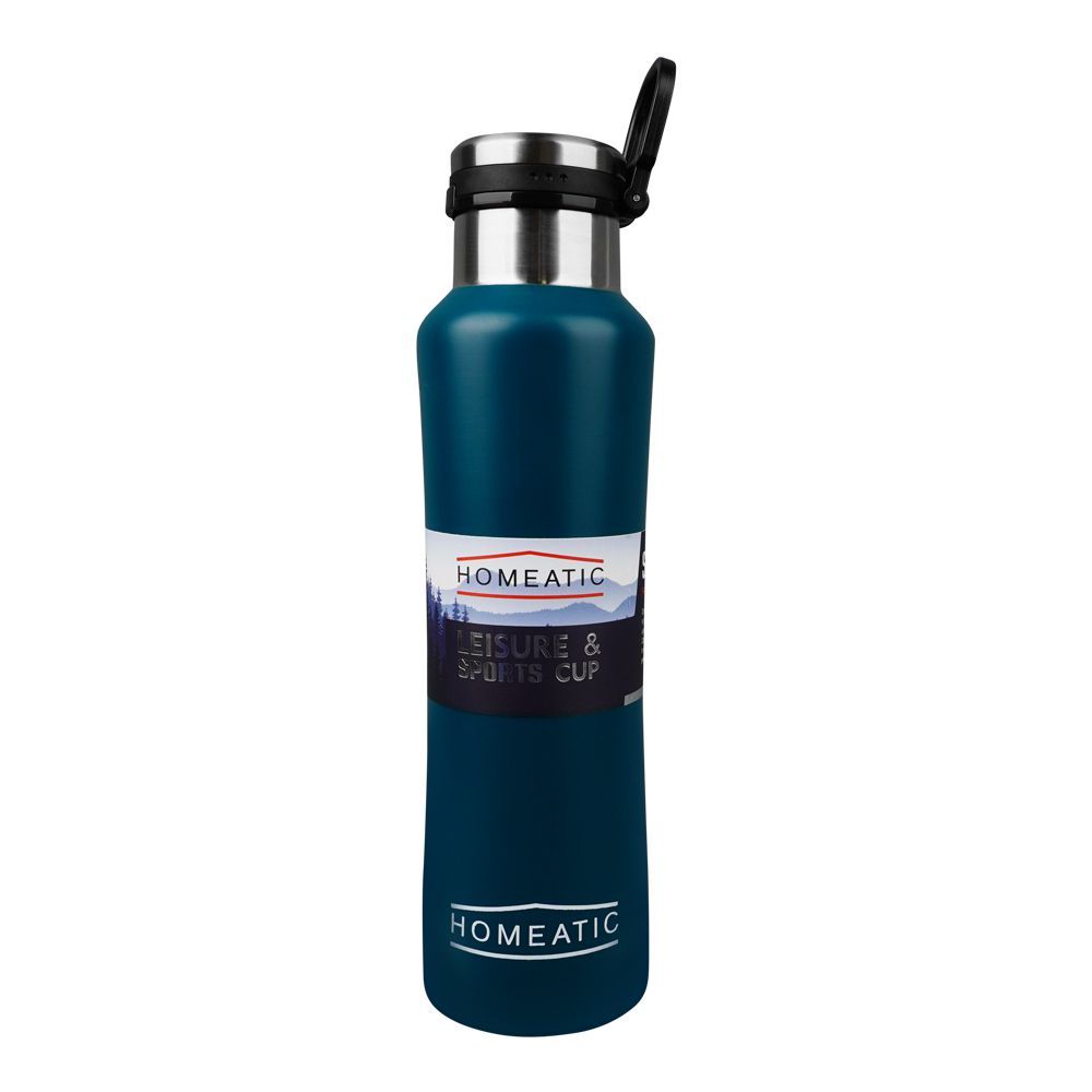 Homeatic Steel Water Bottle Green 550ml HKA-038 Zubaidas Homestore