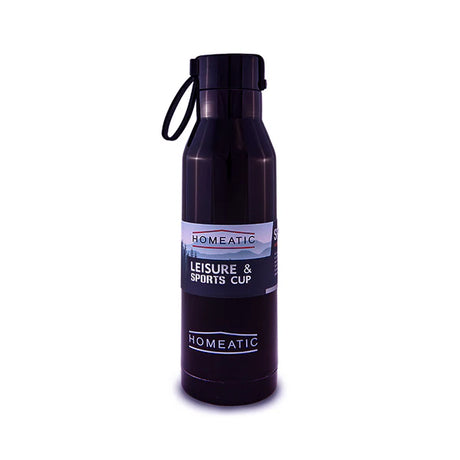 Homeatic Steel Water Bottle Leisure and Sports 500ml Purple Zubaidas Homestore