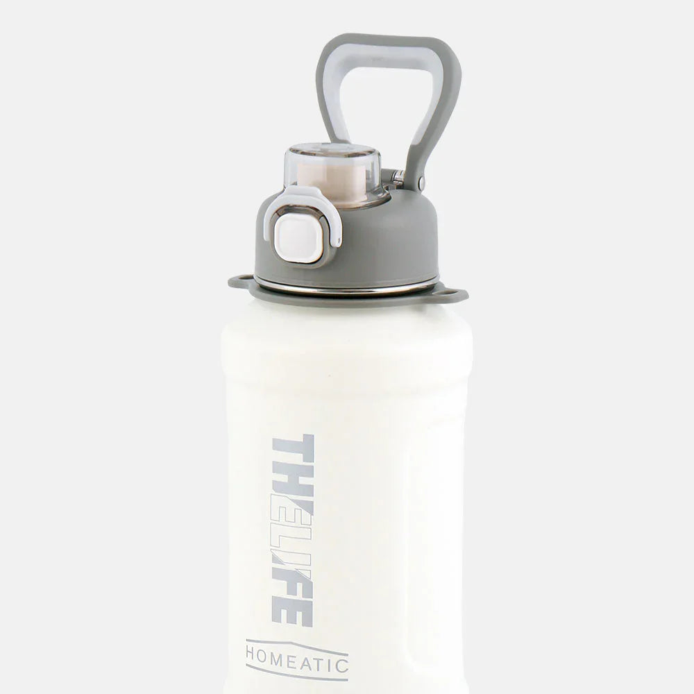 Homeatic The Life Vacuum Flask 1000ML White Steel Water Bottle at Zubaidas Online Homestore Pakistan