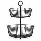 Homeatic Two Tier Industrial Wire Fruit Basket at Zubaidas Homestore Pakistan