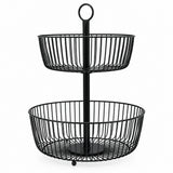 Homeatic Two Tier Industrial Wire Fruit Basket at Zubaidas Homestore - The Largest Collection Of Fruit Baskets In Pakistan