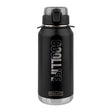 Homeatic Vaccum Flask- Black Steel Water Bottle 1100ML at Zubaidas Homestore