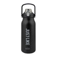 Homeatic Vaccum Flask- Black Steel Water Bottle 1800ML at Zubaidas Homestore
