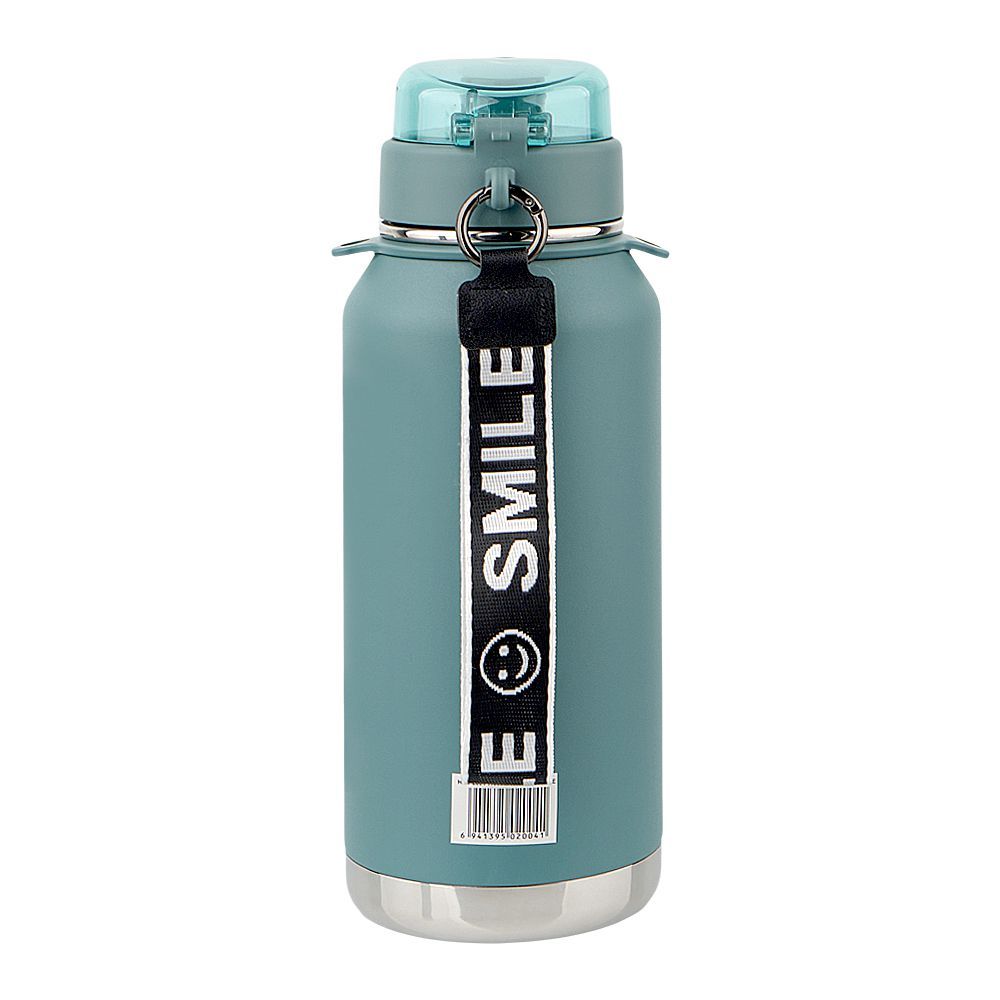 Homeatic Vaccum Flask- Green Steel Water Bottle 1100ML at Zubaidas Homestore Pakistan