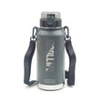 Homeatic Vaccum Flask- Grey Steel Water Bottle 1100ML at Zubaidas Homestore