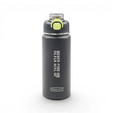 Homeatic Vaccum Flask Grey Steel Water Bottle 750 ML at Zubaidas Homestore at Zubaidas