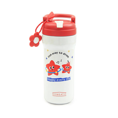 Homeatic Vaccum Flask - Red Steel Water Bottle 730ML Zubaidas Homestore