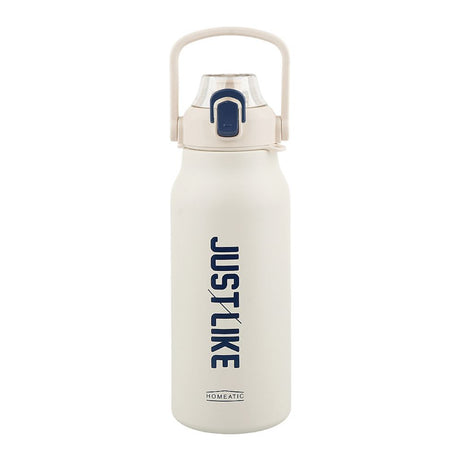 Homeatic Vaccum Flask- White Steel Water Bottle 1800ML at Zubaidas Homestore