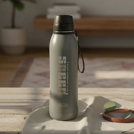 Homeatic Vacuum Flask Stainless Steel 800ml Grey at Zubaidas Homestore