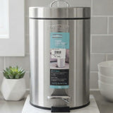 Homeatic Waste Bin Steel 3 Liters at Zubaidas Homestore
