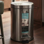 Homeatic Waste Bin Steel 5 Liters B-EK9625-5 at Zubaidas Homestore