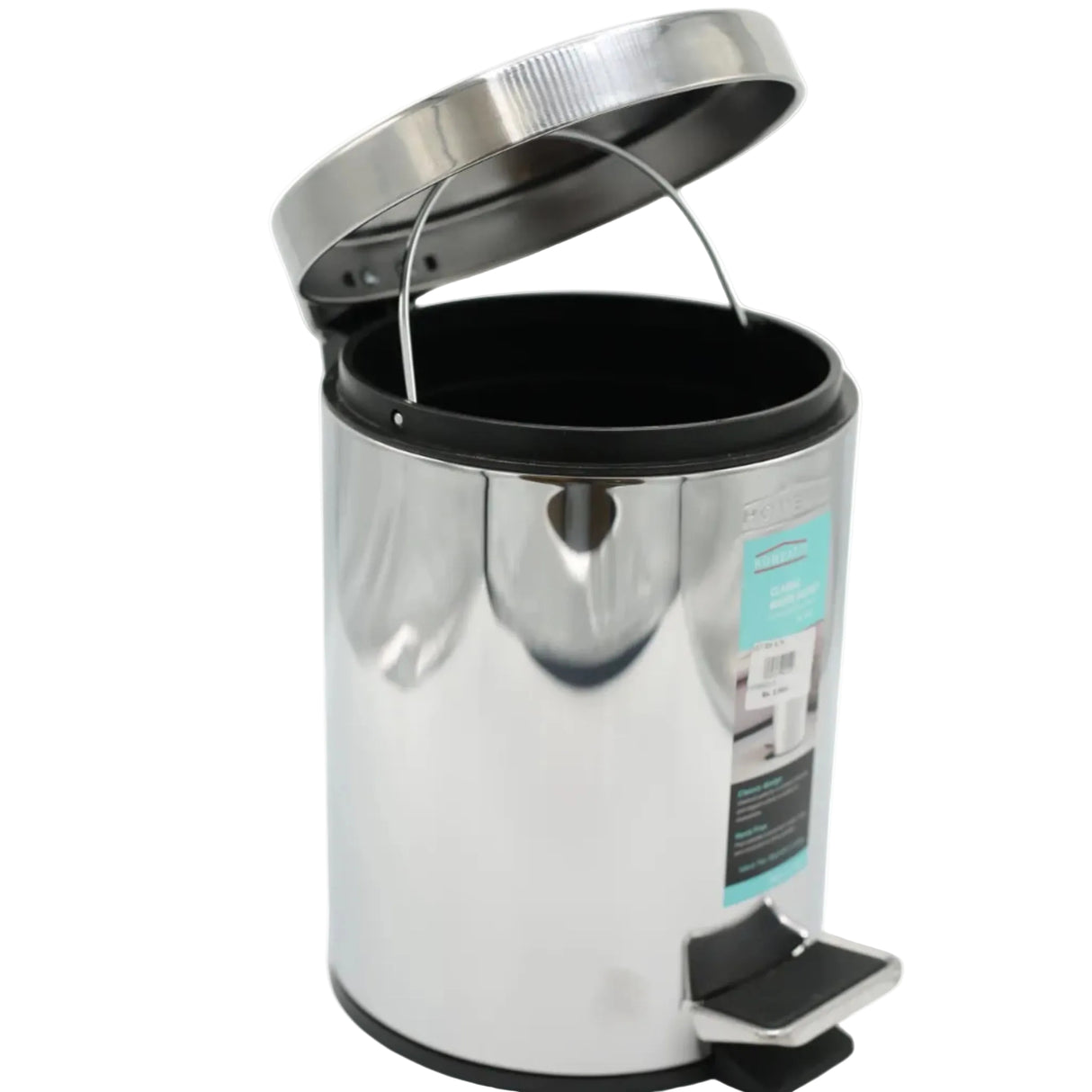 Homeatic Waste Bin Steel 5 Liters B-EK9625-5 at Zubaidas Homestore -  - House of the Best Collection of Waste Bins in Pakistan