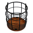 Homeatic Wooden Cutlery Holder Black at Zubaidas Homestore Pakistan