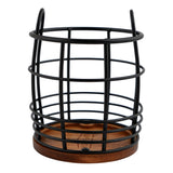 Homeatic Wooden Cutlery Holder Black at Zubaidas Homestore Best for Home Shopping