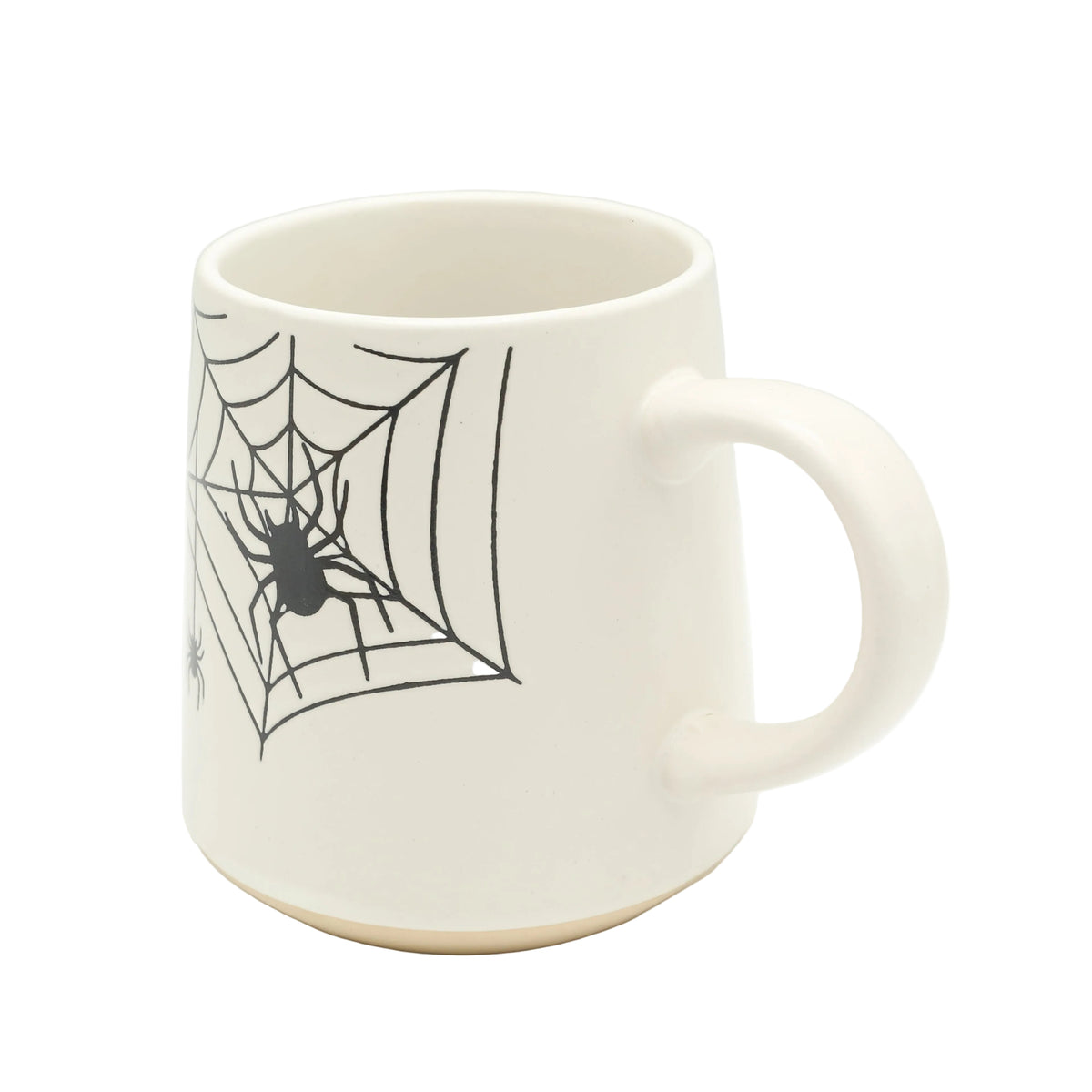 White Spiderweb Ceramic Mug With Black Spider 550ml at Zubaidas Homestore Pakistan