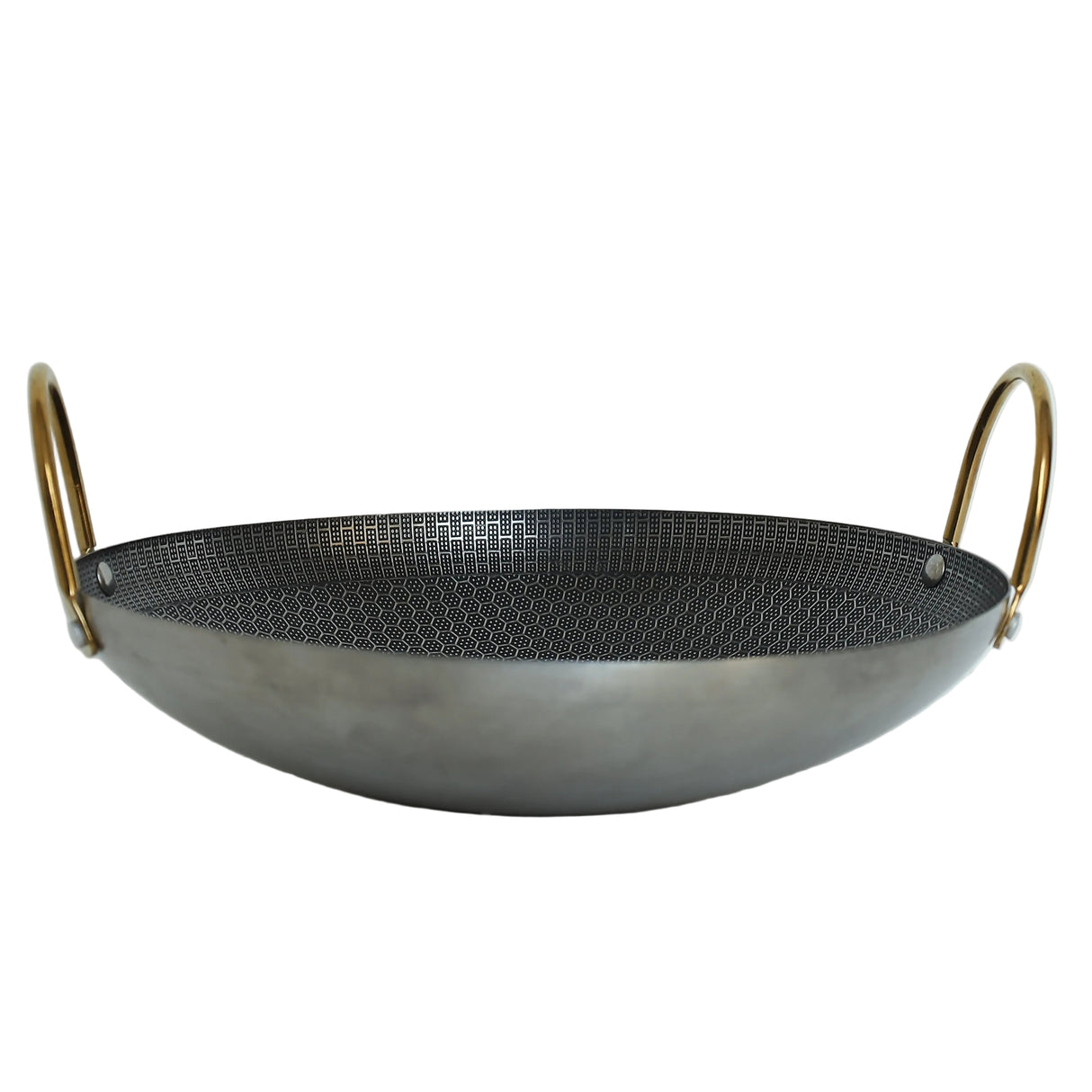 Honeycomb Non-Stick Karahi 25.5cm with Gold Handles at Zubaidas Homestore Pakistan