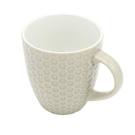 Honeycomb Pattern Ceramic Tea Mug 400ml at Zubaidas Homestore Pakistan