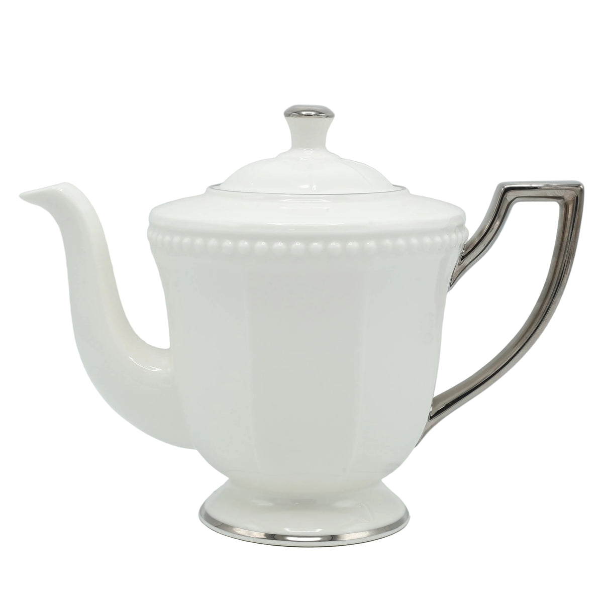 Imperial Beaded Bone China Tea Set 24 Pieces at Zubaidas Homestore - The Biggest Collection of Tea Sets In Pakistan