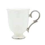 Imperial Bone China Tea Mug with Chrome Handle at Zubaidas Homestore Pakistan