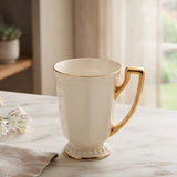 Imperial Bone China Tea Mug with Golden Handle at Zubaidas Homestore 
