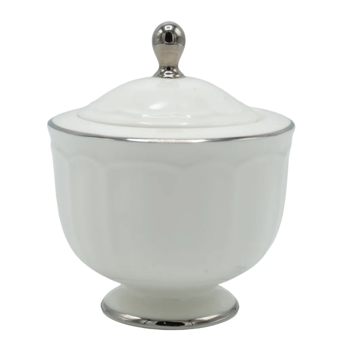 Imperial Bone China Tea Set 24 Pieces Silver Rim at Zubaidas Homestore - House of The Biggest Collection of Tea Sets in Pakistan