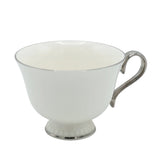 Imperial Bone China Tea Set 24 Pieces Silver Trim at Zubaidas Homestore - House of The Biggest Collection of Tea Sets in Pakistan