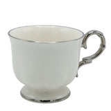 Imperial Bone China Tea Set 24 Pieces White at Zubaidas Homestore - House of The Biggest Collection of Tea Sets in Pakistan