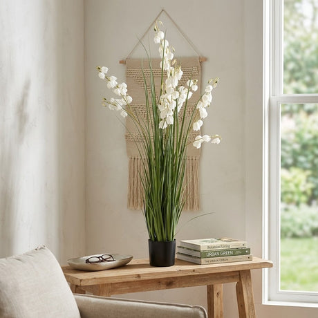 Ivory Lantern Grass with White Blossoms at Zubaidas Homestore Best for Home Shopping