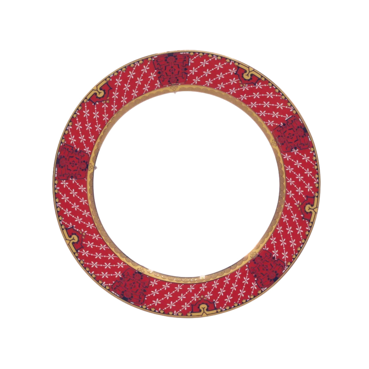 John Wood Red and Gold Patterned Dinner Set 61 Pieces at Zubaidas Homestore. Most Trusted Homestore in Pakistan
