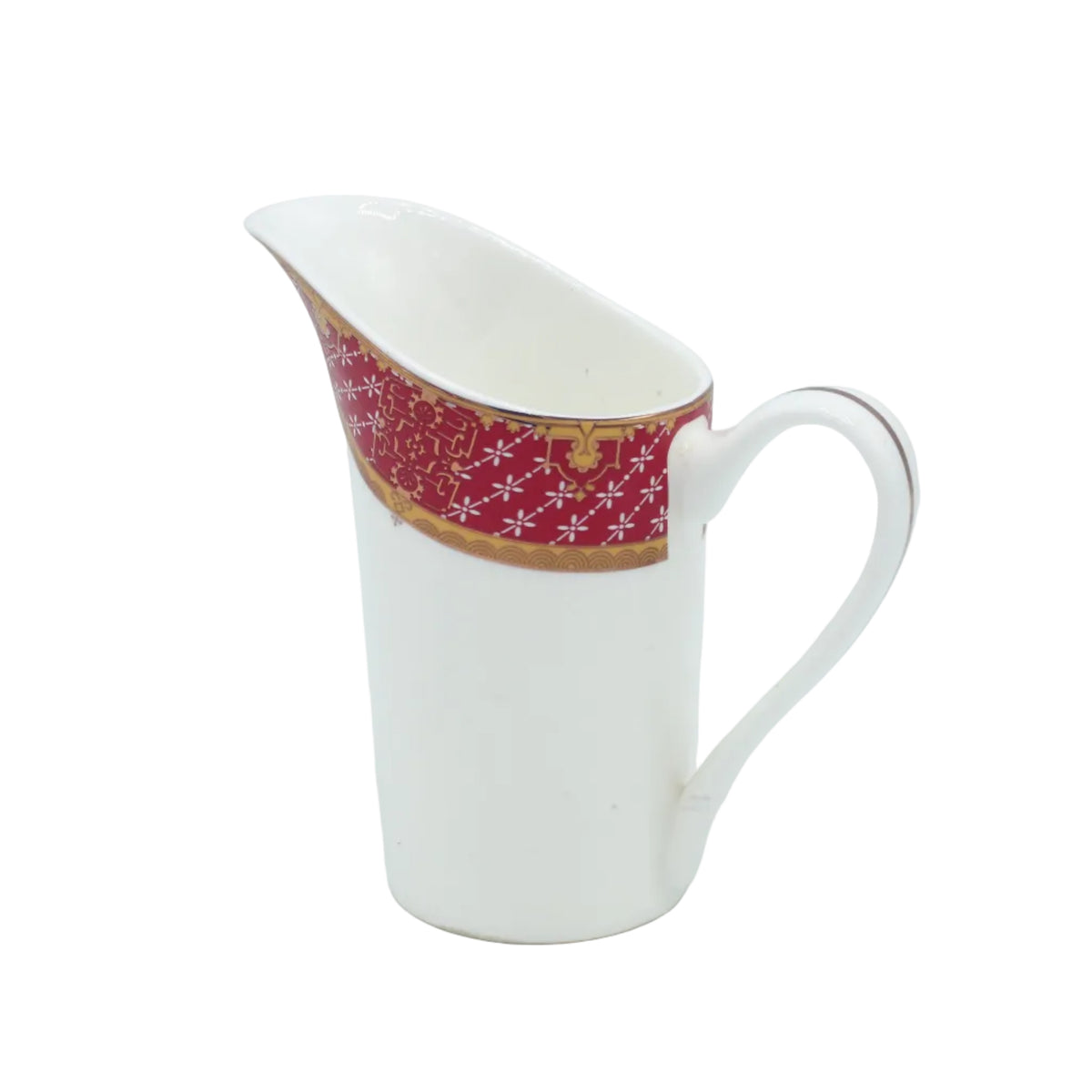 John Wood Red and Gold Patterned Dinner Set 61 Pieces at Zubaidas Homestore. The Largest Homestore in Pakistan