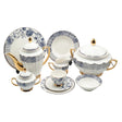 Johnson Bros Blue Floral Bone China Dinner Set 65 Pieces at Zubaidas Homestore 