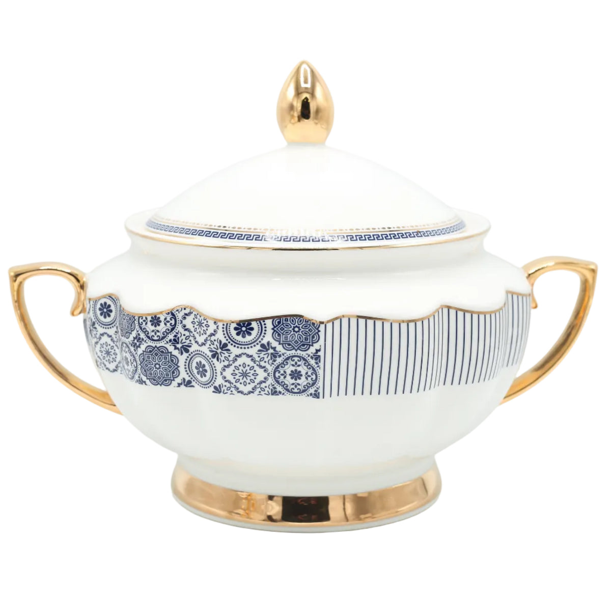 Johnson Bros Blue Floral Bone China Dinner Set 65 Pieces at Zubaidas Homestore. Best Online Homestore in Pakistan