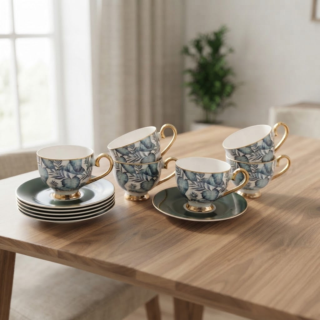 Johnson Bros Cup and Saucer 6 Pieces Set at Zubaidas Homestore 