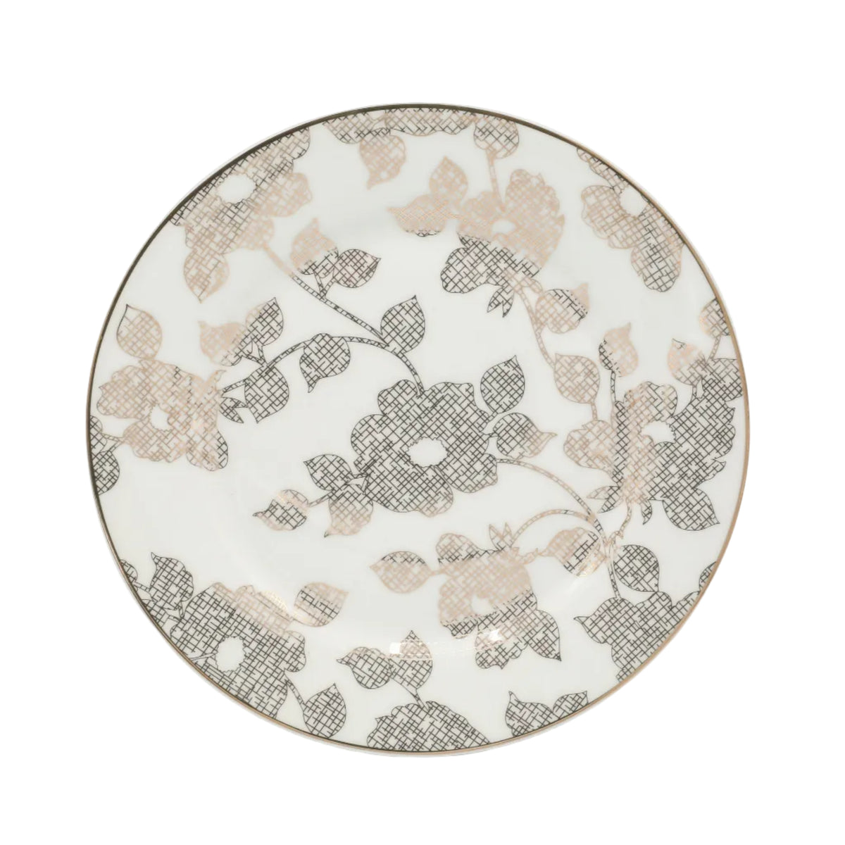 Johnson Bros White and Gold Floral Dinner Set 65 Pieces at Zubaidas Homestore. Most Trusted Homestore in Pakistan