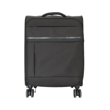 Jump Soft Shell Spinner Trolley Luggage Black 51 cm at Zubaidas Homestore