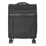 Jump Soft Shell Spinner Trolley Luggage Black 51 cm at Zubaidas Homestore
