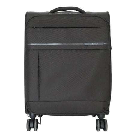 Jump Soft Shell Spinner Trolley Luggage Black 51 cm at Zubaidas Homestore