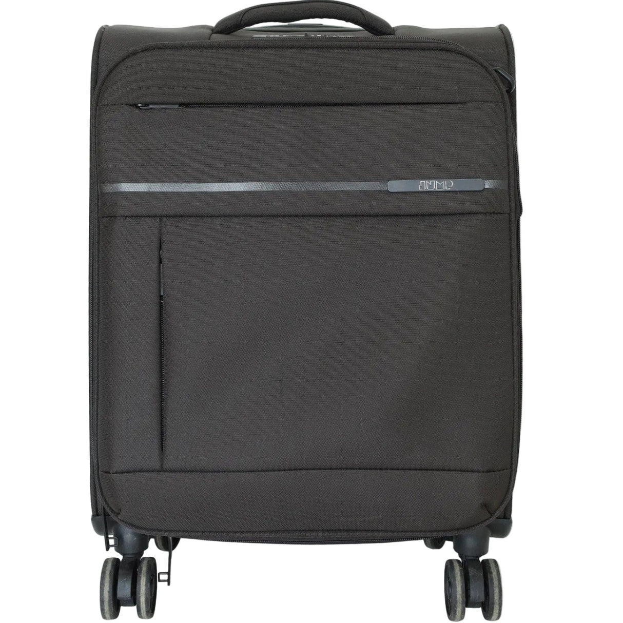 Jump Soft Shell Spinner Trolley Luggage Black 71 cm at Zubaidas Homestore