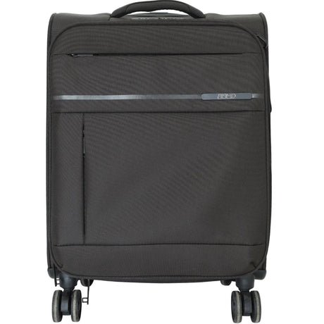 Jump Soft Shell Spinner Trolley Luggage Black 71 cm at Zubaidas Homestore