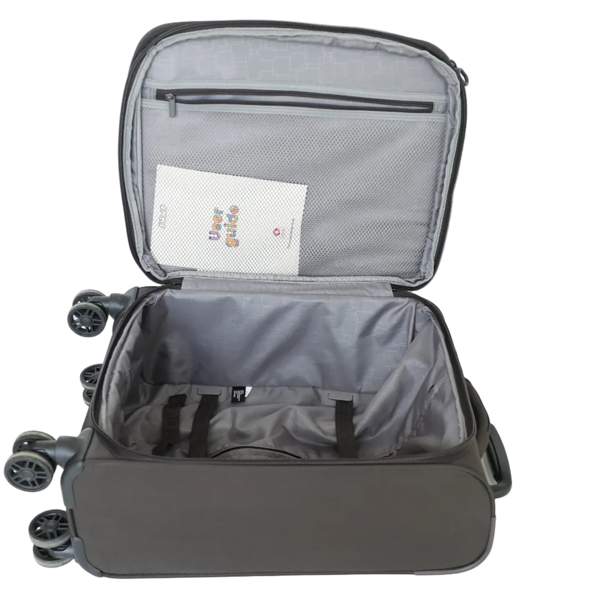 Jump Soft Shell Spinner Trolley Luggage Black 71 cm at Zubaidas No.1 Homestore in Pakistan