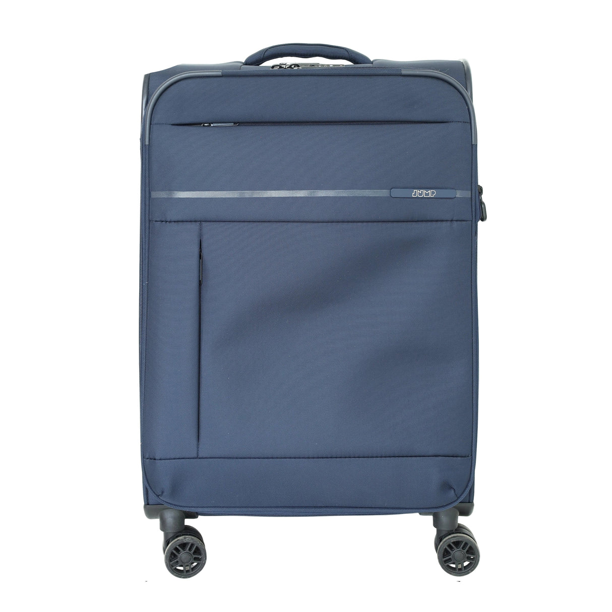 Jump Soft Shell Spinner Trolley Luggage Blue 61 cm at Zubaidas Homestore