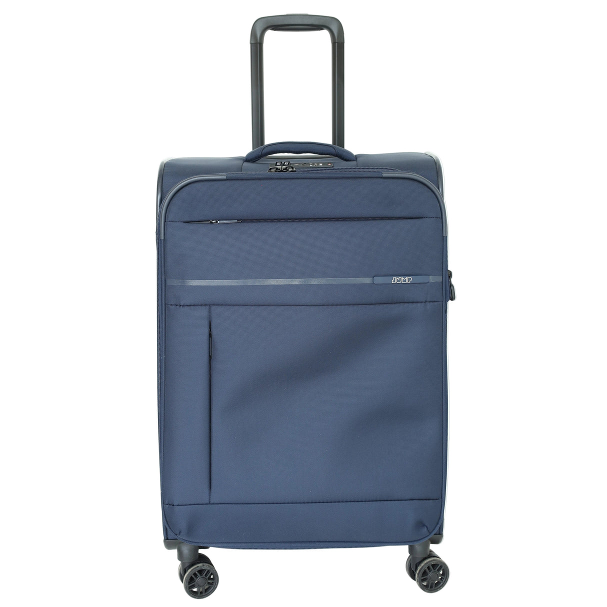 Jump Soft Shell Spinner Trolley Luggage Blue 61 cm at Zubaidas Homestore Pakistan