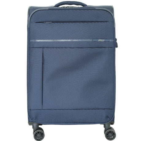 Jump Soft Shell Spinner Trolley Luggage Blue 71 cm at Zubaidas Homestore