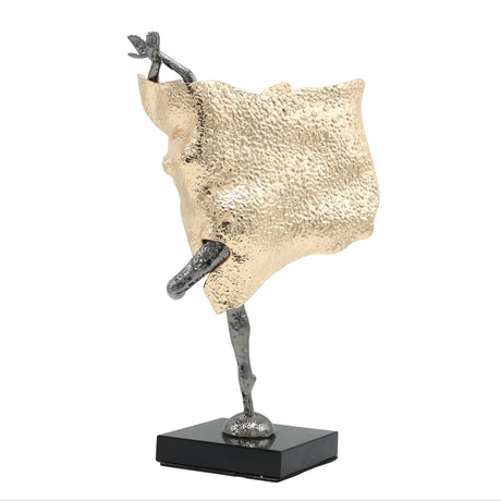 Kinetic Dancer Abstract Metal Sculpture at Zubaidas Homestore Pakistan