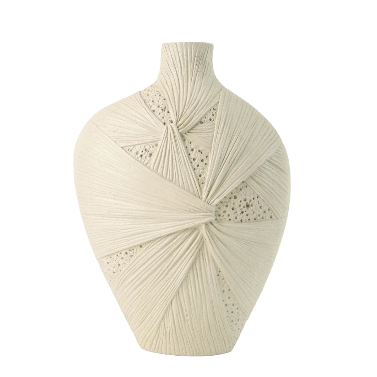 Knot Textured Decorative Vase at Zubaidas Homestore - The Largest Collection Of Decor In Pakistan