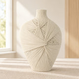 Knot Textured Decorative Vase at Zubaidas Homestore